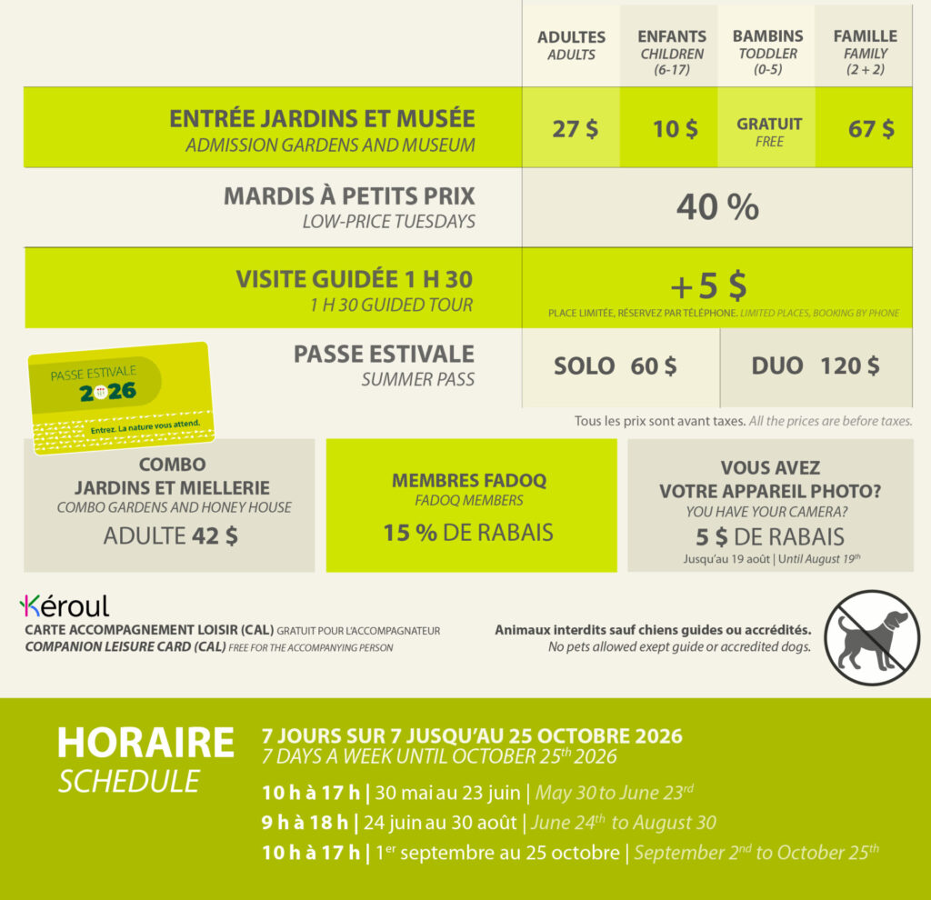 2026 Grille tarifaire 1